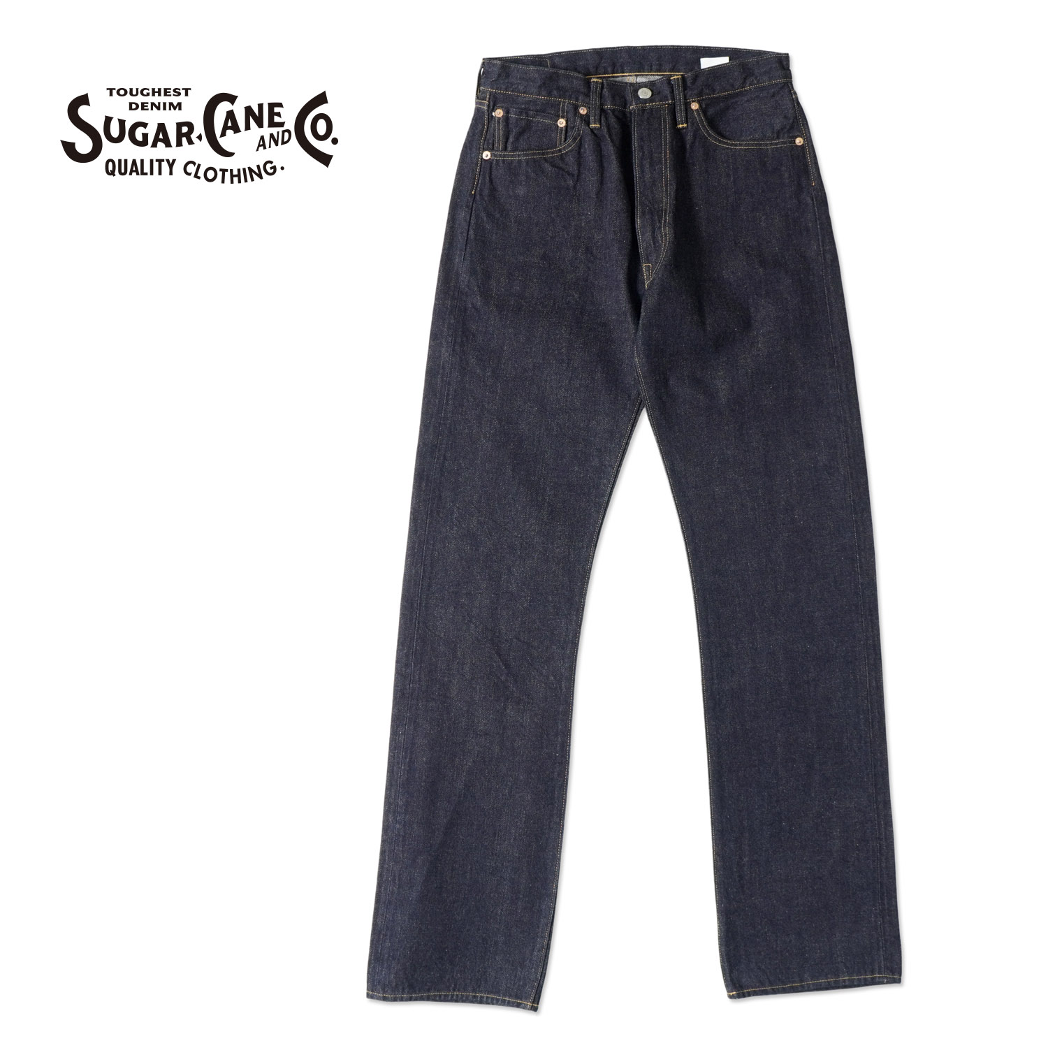 乐天商城 - SUGAR CANE シュガーケーン パンツ 14.25oz. DENIM “1955Z MODEL”ZIPPER FLYSC42955A