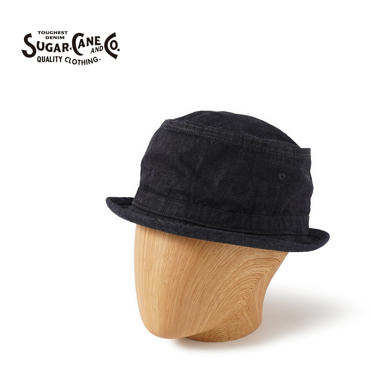 SUGAR CANE シュガーケーン 帽子 ハット "10oz. DENIM PORKPIE HAT"SC02466