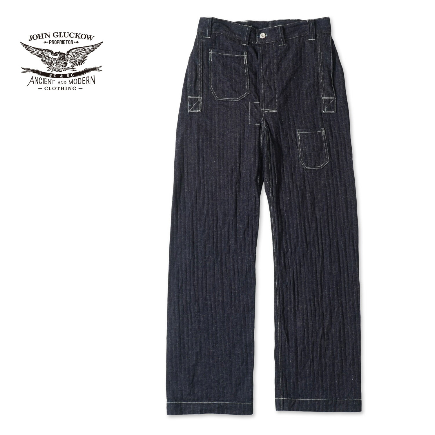 Rakuten - 【ワンウォッシュ】JOHN GLUCKOW ジョングラッコウ パンツLot JG-01S 