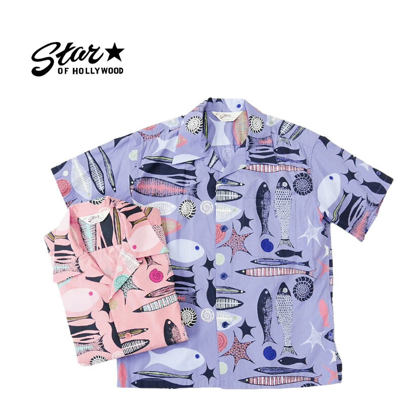 Rakuten - STAR OF HOLLYWOOD スターオブハリウッド半袖 シャツ BROAD COTTON OPEN SHIRT