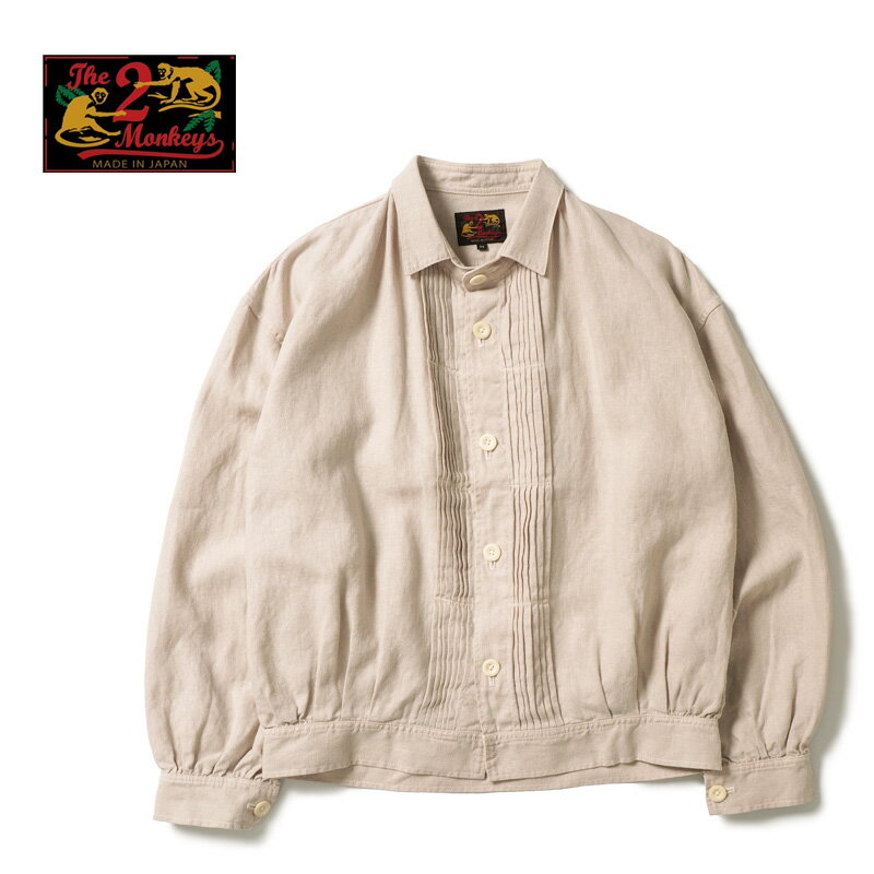 The 2 Monkeys ザ ツーモンキーズ 長袖 シャツ ブラウス“French Work Blouse” TM01444