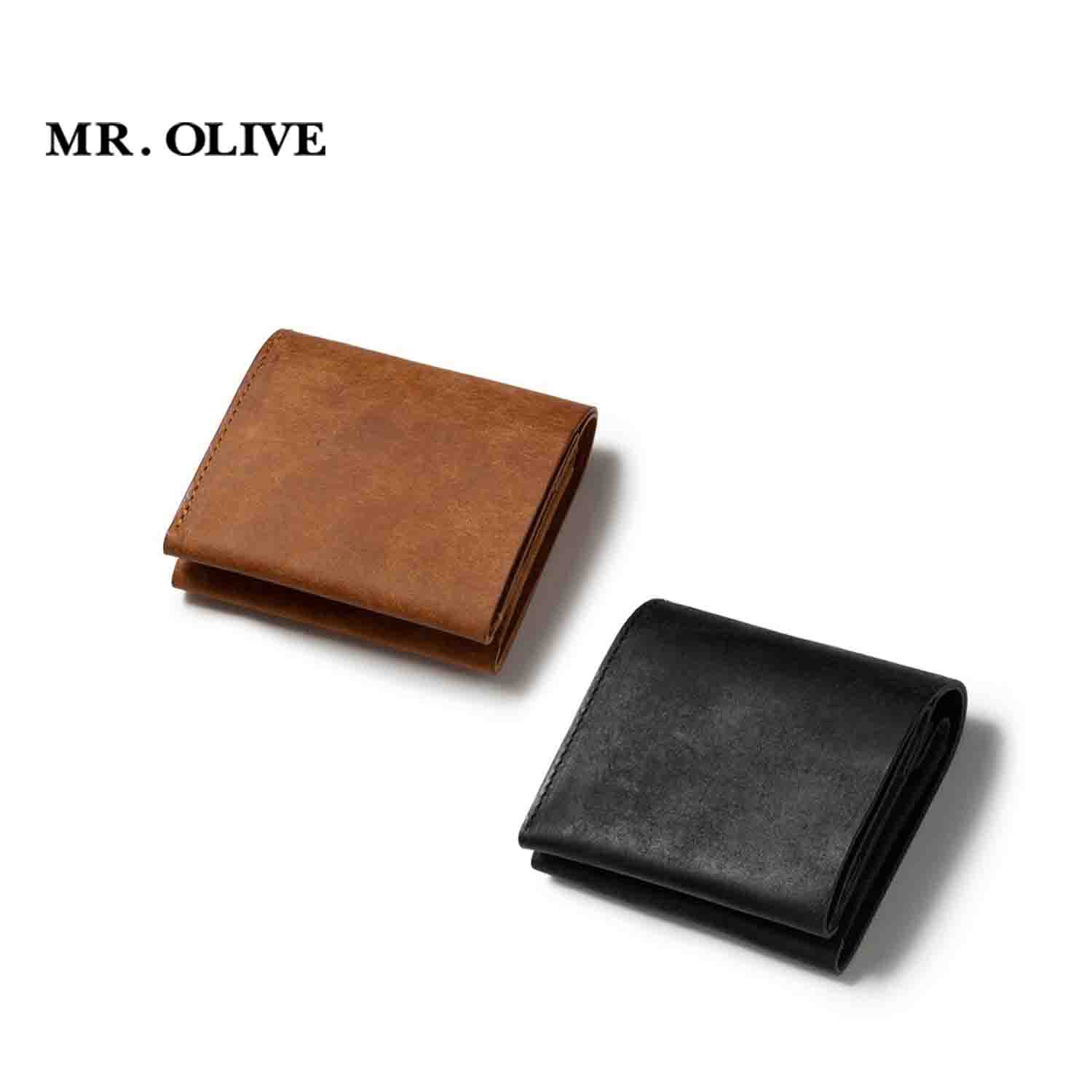 MR.OLIVE ミスターオリーブミニウォレットPUEBLO LEATHER"NEAT WALLET"ME120P