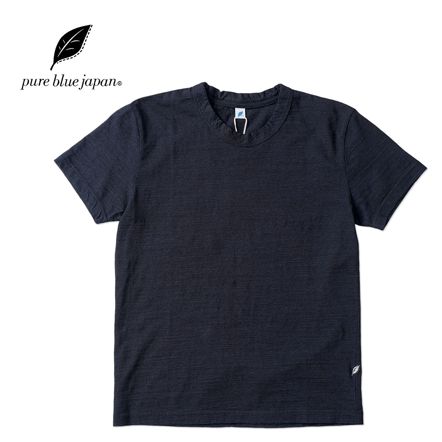 pure blue japan ピュアブルージャパン半袖Tシャツ“Indigo Jersey Crew Neck T-shirt - Dark Indigo”SS-5011-D