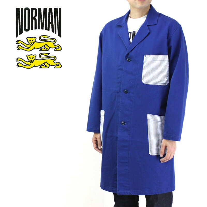 Rakuten - NORMAN ノルマン アウター STRIPE POCKET SHOP COAT NOR-0005 【コート ショップコート ストライプ メンズ 】【RCP】10P03Dec16