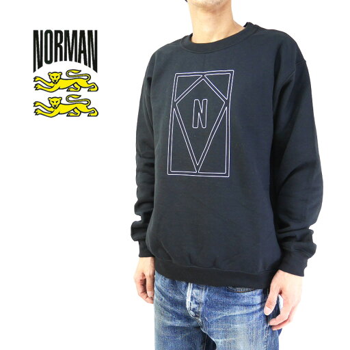 NORMAN ノルマン スウェット Logo Print Crew Neck Sweat Tee Shirts NOR-0036 【ロゴ フレンチトラッド フランス メンズ 】【RCP】10P03Dec16 NORMAN ノルマン スウェット Logo Print Crew Neck Sweat Tee Shirts NOR-0036 【ロゴ フレンチトラッド フランス メンズ 】【RCP】10P03Dec16