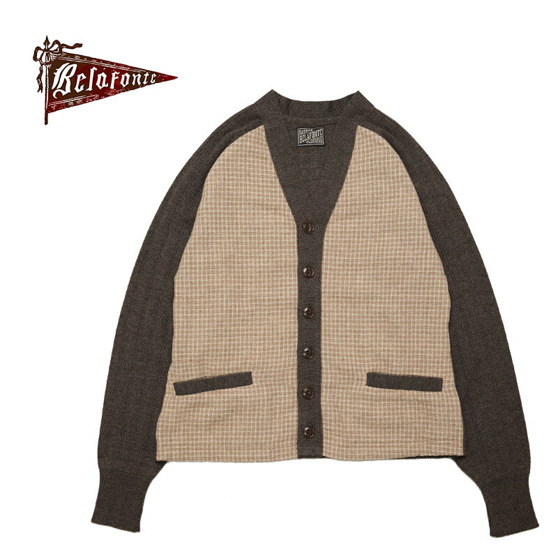 Rakuten - BELAFONTE ベラフォンテカーディガン“RAGTIME PANEL CARDIGAN”BF-24-41