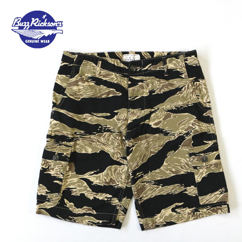 BUZZ RICKSON'S バズリクソンズ 東洋エンタープライズ ハーフパンツ“GOLD TIGER PATTERN SHORT PANTS”BR51904