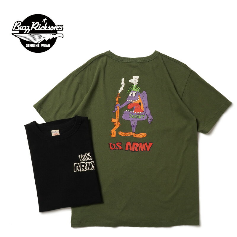 BUZZ RICKSON'S バズリクソンズ半袖Tシャツ "GOVERNMENT ISSUE T-SHIRT - U.S. ARMY"BR79400
