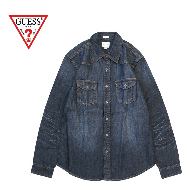 Rakuten - GUESS ゲス長袖 デニム シャツ