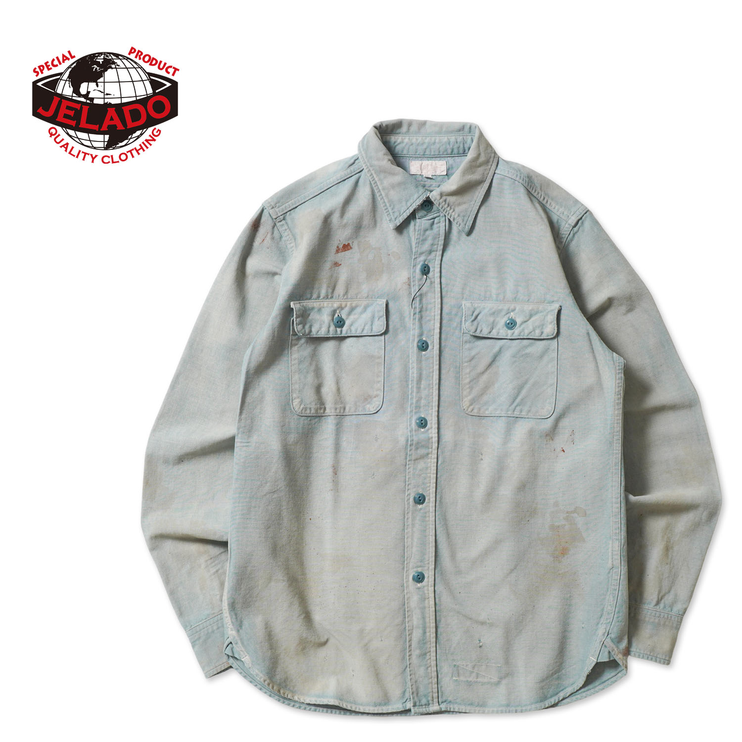 JELADO ジェラード 長袖 シャツ BASIC COLLECTION UNION WORKERS SHIRT JP41146