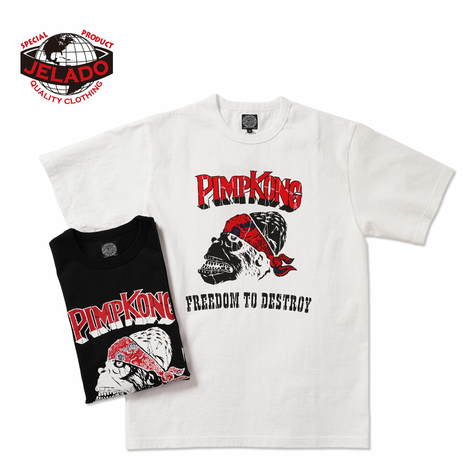 ジェラード Tシャツ　40 JELADO」 Jelado official Tee ジェラード オフィシャルプリント ロゴ