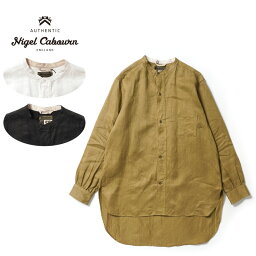 Nigel Cabourn ナイジェルケーボン長袖 シャツ"CC22 WORK SHIRT LINEN TWILL"80480010005