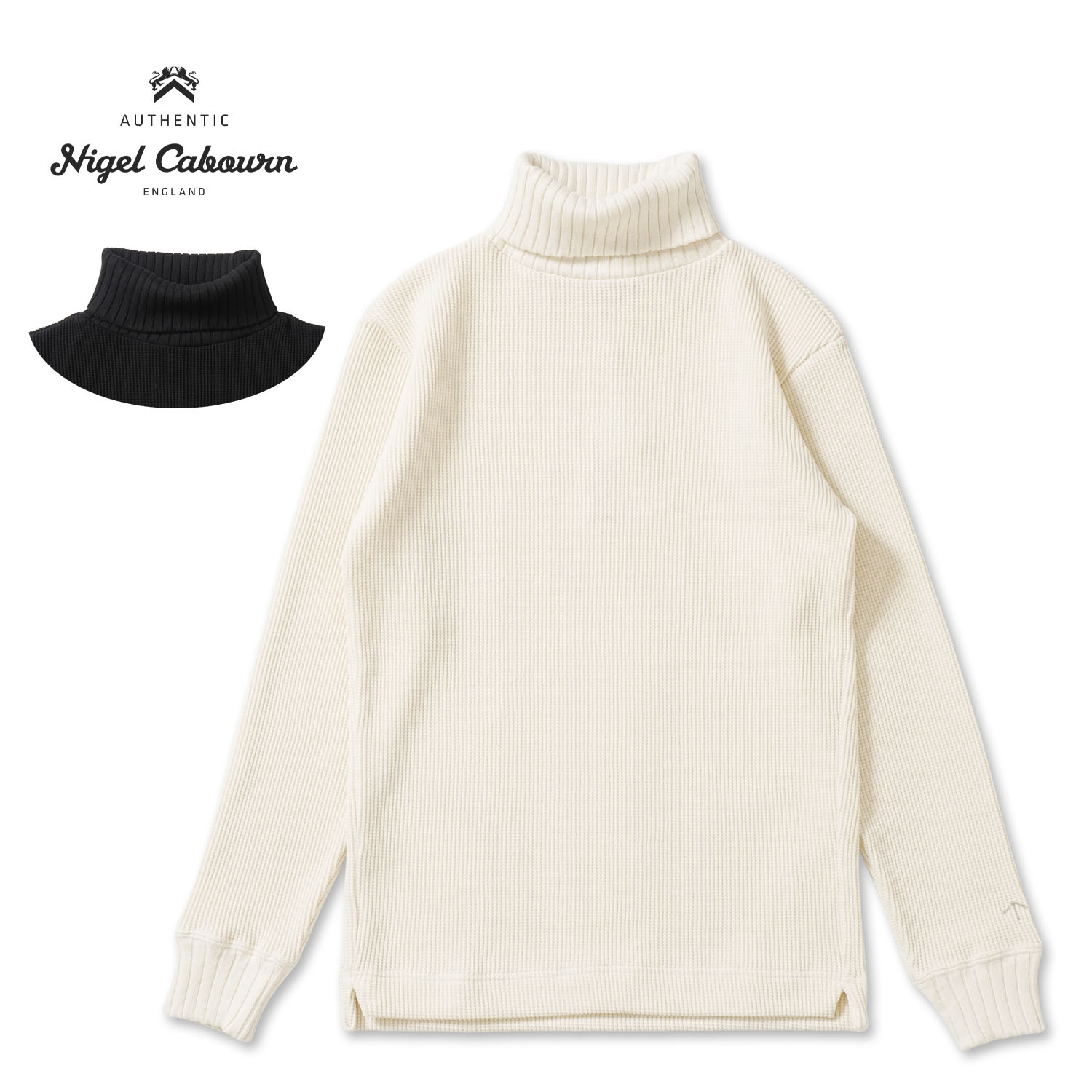 乐天商城 - Nigel Cabourn ナイジェルケーボンタートルネック“TURTLE NECK WAFFLE”80510020025