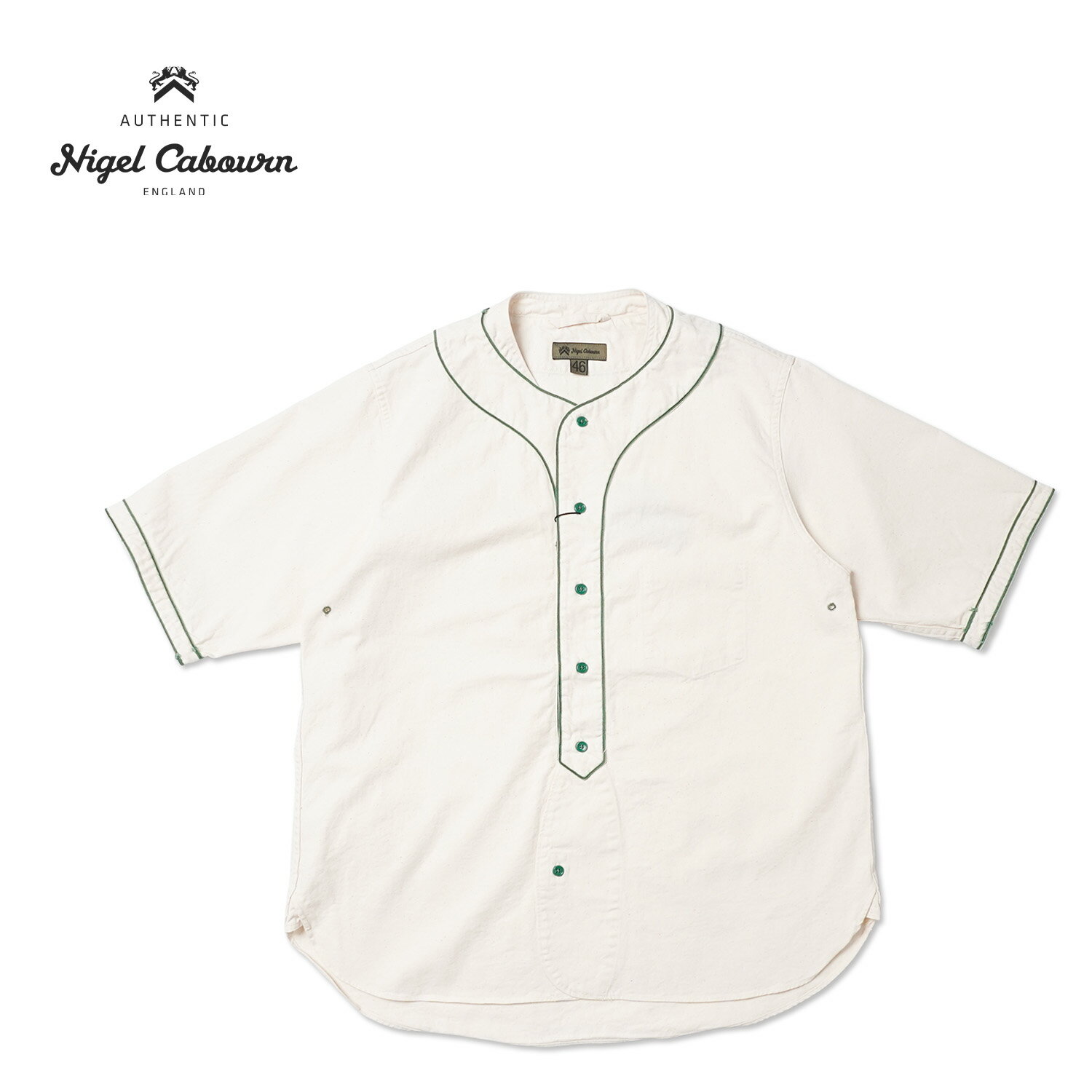 Rakuten - Nigel Cabourn ナイジェルケーボン半袖ベースボールシャツ