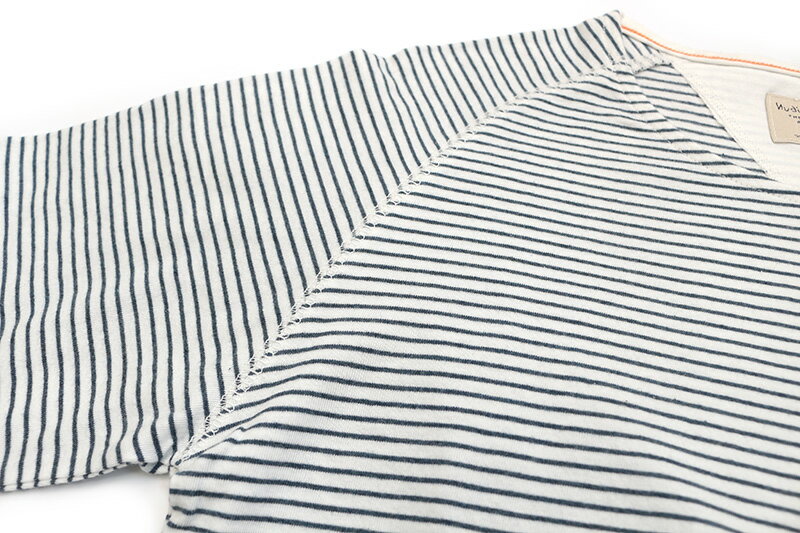 nudie jeans ヌーディージーンズ 長袖Tシャツ"OTTO RAGLAN STRIPED"131390