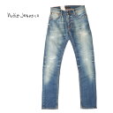 ヌーディージーンズ Nudie Jeans ヌーディージーンズデニム パンツTHIN FINN "AUTHENTIC REPAIR"501611144【ジーンズ ジーパン デニム メンズ オーガニック】【RCP】10P03Dec16