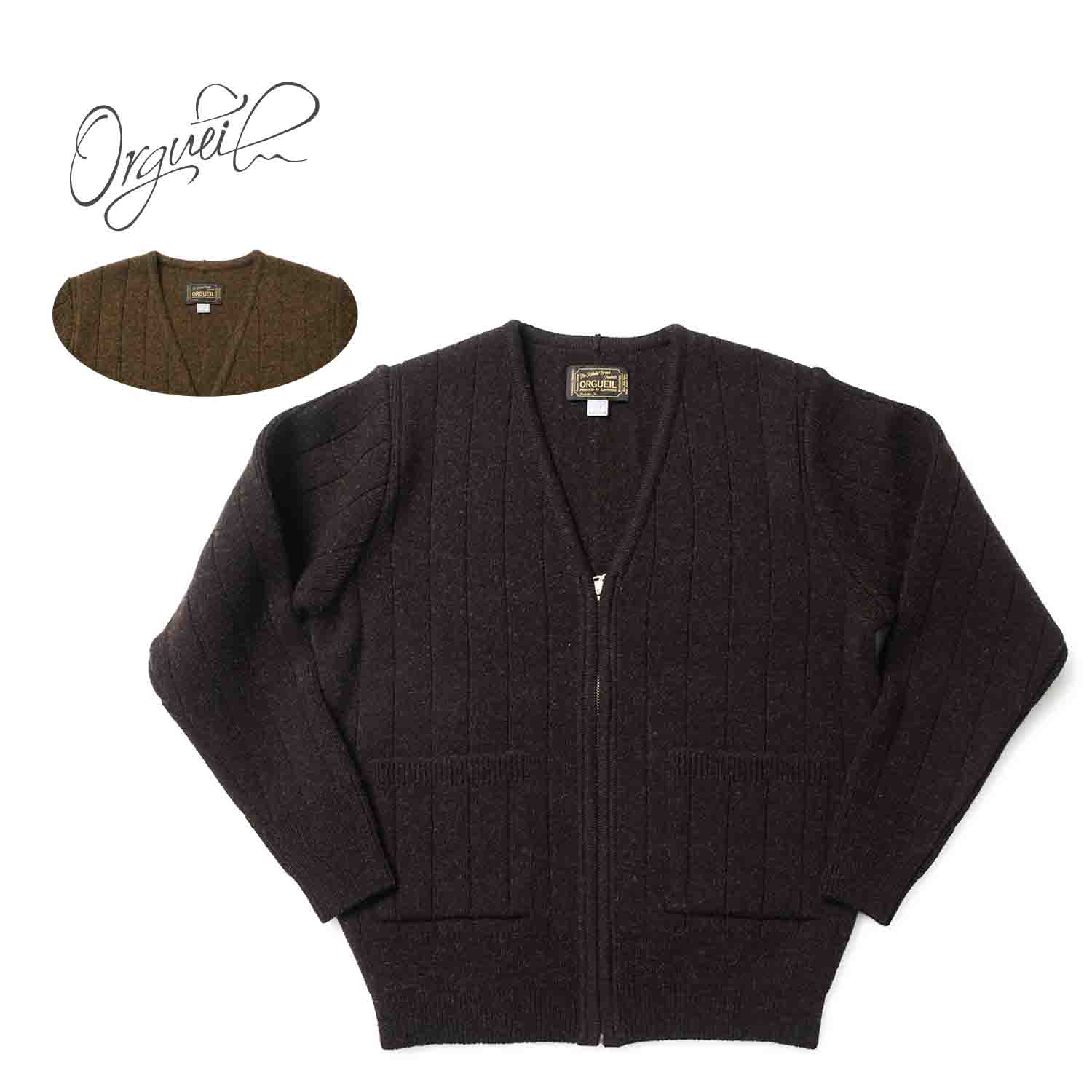 ORGUEIL ���륲����˥åȡ������ǥ������Ribbed Knit Cardigan��OR-9107