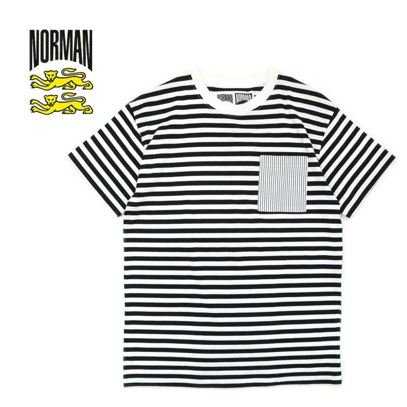 Rakuten - NORMAN ノルマン 半袖 Tシャツ STRIPE POCKET BORDER TEE SHIRTS NOR-0016