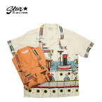 STAR OF HOLLYWOOD スターオブハリウッド 半袖 シャツ BROAD COTTON OPEN SHIRT"SEA VOYAGE" SH38392 【アロハ 東洋エンタープライズ メンズ】【RCP】10P03Dec16