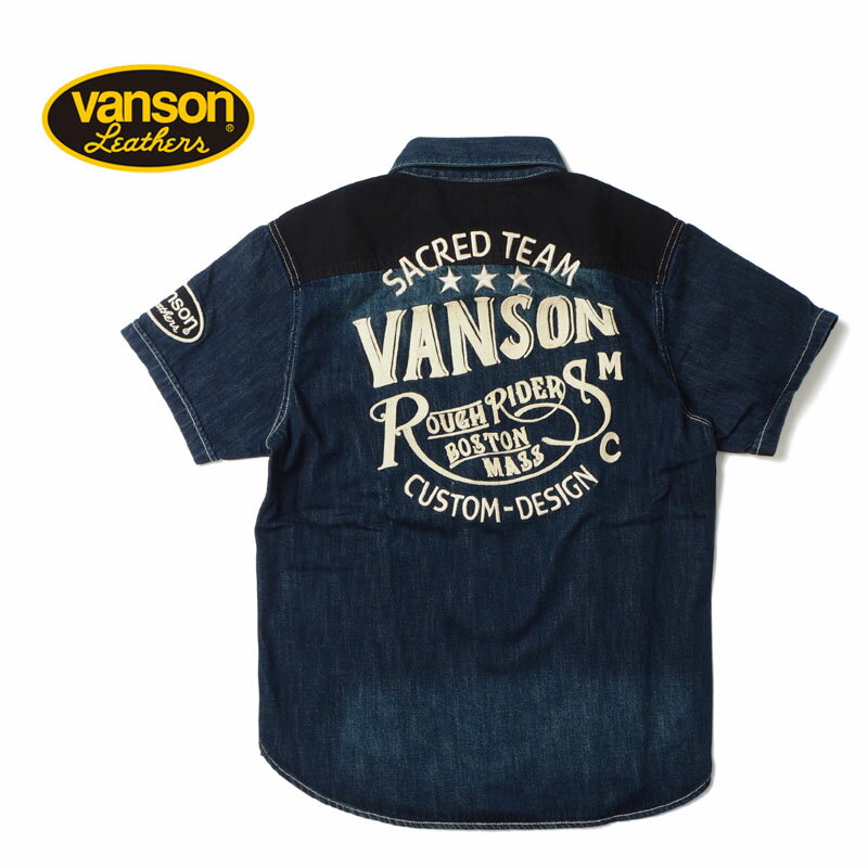 乐天商城 - VANSON バンソン 半袖シャツ半袖シャツNVSS-2301