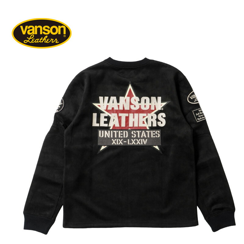 Rakuten - VANSON バンソン 長袖Tシャツ起毛プレーティング 長袖TシャツNVLT-2515