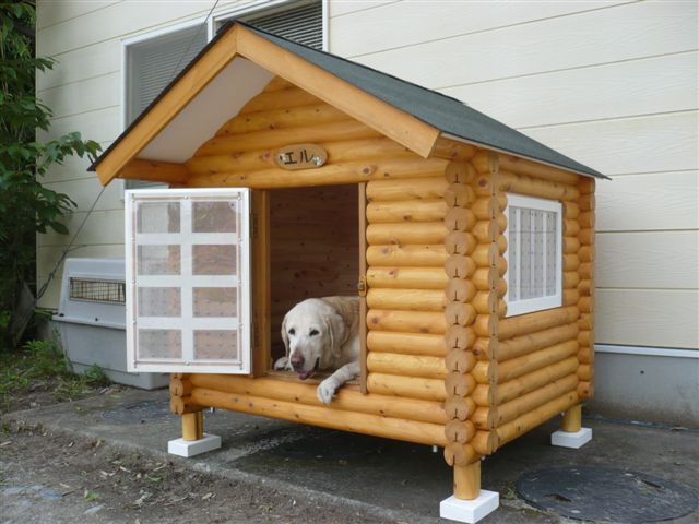 ログペットハウス 1100型 スタンダード 犬舎 柴犬 犬小屋 屋外 中型犬 小型犬