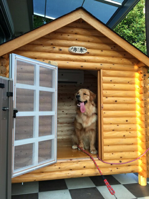 ログペットハウス 1550型 スタンダード犬小屋 大型犬 中型犬 小型犬 柴犬 ゴールデンレトリバー ラブラドールレトリバー 犬小屋 屋外 犬舎