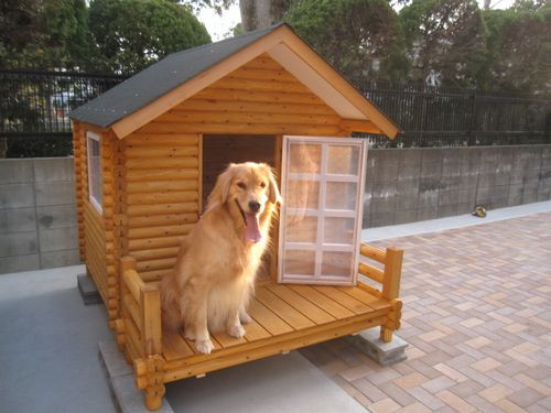 ログペットハウス 1400型 デラックス 屋外 柴犬 ラブラドールレトリバー ゴールデンレトリバー 犬小屋 大型犬 小型犬 中型犬 犬舎