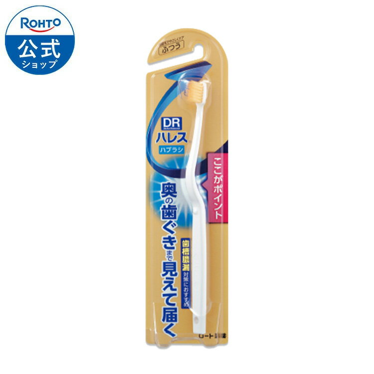 ハレス 歯ブラシ ロート製薬公式 歯槽膿漏 歯槽のうろう 口腔ケア デンタルケア オーラルケア 歯ぐき 奥歯 歯ぐきの腫れ 歯磨き 歯周病 口内トラブル 歯垢 歯周ケア 奥まで磨ける