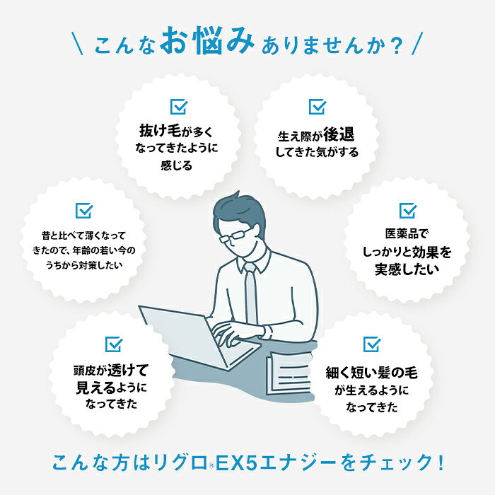 【第1類医薬品】 ロート製薬公式 リグロEX5エナジー×4個セット シャンプーセット |...