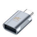 RoiCiel USB A to USB C 変換アダプタ アルミ製 USB Type-C 変換コネクタ 映像出力対応 USB 3.1 最大5Gbps 高速デー...