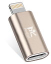 RoiCiel Type-CからLightningへ変換アダプター/変換コネクターライトニング to タイプC 急速充電/データ転送iphone/ipad変換ア...