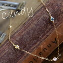 lbNX K18 18K J[Xg[ wCandy Necklace LfBlbNXx A~bg   18 @ Mtg@ |Cg X[p[Z[