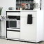 キッチンカウンター 完成品 幅120cm レンジ台 レンジボード キッチン収納 ホワイト 白 北欧 モダン ミドルボード 日本製 国産