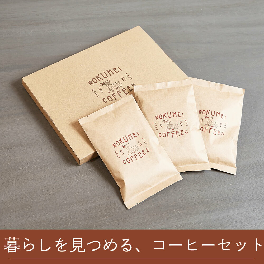  送料無料 ロクメイコーヒー スペシャルティコーヒー 焙煎豆 1Dayセット 100g × 3種 飲み比べ | コーヒー豆 珈琲豆 スペシャリティコーヒー 粉 豆のまま 中挽き 粗挽き ストレートコーヒー シングルオリジン ブレンド 人気 お試し 飲み比べ