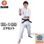 【ISAMI・イサミ】一重織合気道着 IK-100 上下セット（IK100） 4号：175cm/5号：180cm 合氣道 合気道衣 合気道着上下セット ネーム刺繍別注対応