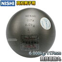 【NISHI ニシ・スポーツ】砲丸投げ 砲丸 高校男子・U20男子用 6.0kg F291 陸上 投 ...