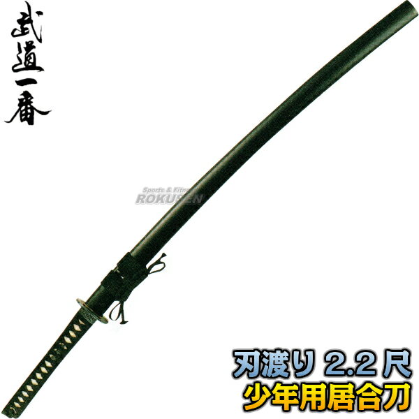 【高柳】居合刀 少年用居合刀 EAN-19 長さ:2.2尺 普及品 大刀 日本刀 太刀 模造刀 居合道 高柳喜一商店【送料無料】【smtb-k】【ky】