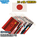 【三和体育】連続万国旗PE 20ヶ国セット S-0595(S0595) 連結式 運動会 SANWA TAIKU