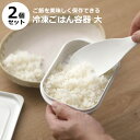 マーナ 極冷凍ごはん容器大 2個セット K-784W