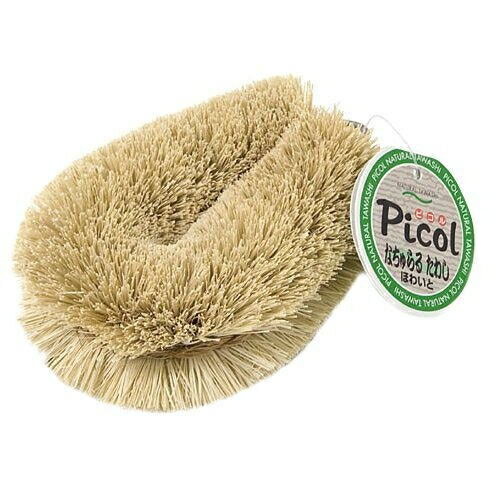 ピコル　なちゅらるたわし　ホワイト