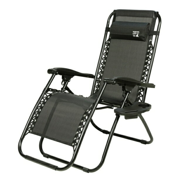 【ヤマト配送】キャプテンスタッグ　ブラックラベル　リクライニングリバティチェア　UC-1838