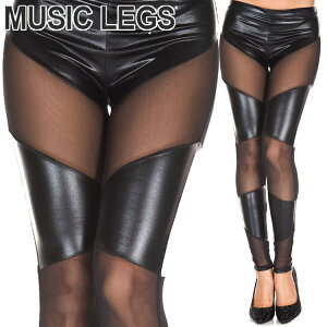 MusicLegs(ߥ塼åå) åȥåߥå쥮 ML35133  ֥å ܥơ  ᥿å ѥå S M L 󥹰 󥵡 ǥ եƥåեå A642