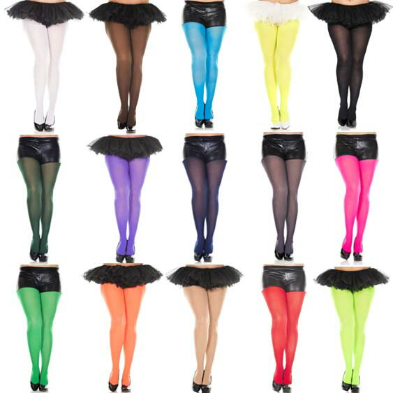 大きいサイズ☆MusicLegs(ミュージックレッグス)オペークカラータイツ/ストッキングML747Qダンス衣装ウェディングパーティー結婚式レディース白タイツ発表会演奏会ステージ衣装クィーンサイズコスチュームコスプレハロウィンA757-A771【メール便不可】