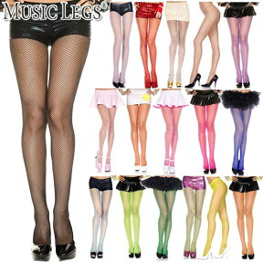 【メール便3点まで270円】MusicLegs(ミュージックレッグス)シームレスフィッシュネットストッキング/網タイツ ML9001 パンティストッキング パンスト 衣装 ダンサー パーティー フォーマル 派手 A1121-A1137