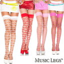 【メール便2点まで270円】MusicLegs(ミュージックレッグス) スターネット サイハイ ストッキング/タイツ ML4803 ニーハイ オーバーニー コスプレ コスチューム ダンス 衣装 派手 レディース ダンサー 網タイツ A1517-A1520