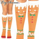 Leg Avenue(レッグアベニュー)ジンジャーブレッドマンハイソックス LA5611 ひざ丈ソックス 靴下 クリスマス会 パーティー ダンス衣装 レディース コスプレ サンタクロース コスチューム ジンジャーマンクッキー クリスマス A486(4)