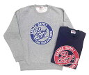 PORKCHOP GARAGE SUPPLY |[N`bv K[WTvC@CIRCLE SCRIPT SWEAT T[N XNvg XEFbg@g[i[@@2F(GRAY/NAVY)