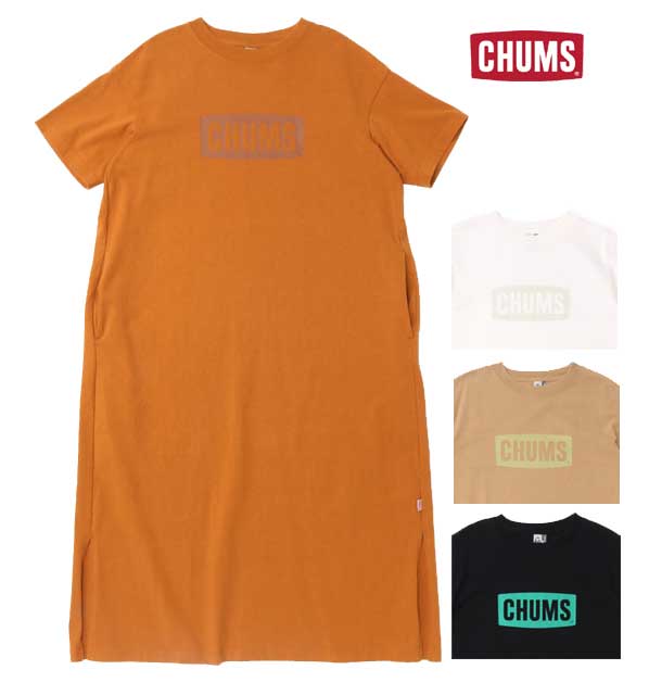【SALE 40％OFF】 CHUMS チャムス　Heavy Weight CHUMS Logo Dress ヘビーウェイト チャムス ロゴ ドレス　ワンピース　Tシャツワンピ　レディース　2022年モデル