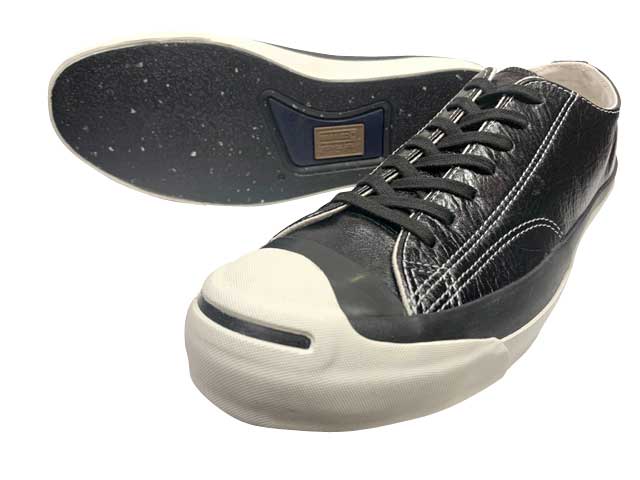 CONVERSE コンバース　JACK PURCELL TORNATLEATHER ジャックパーセル トルナットレザー　BLACK ブラック　スニーカー 1SC846